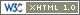 XHTML 1.0 valid